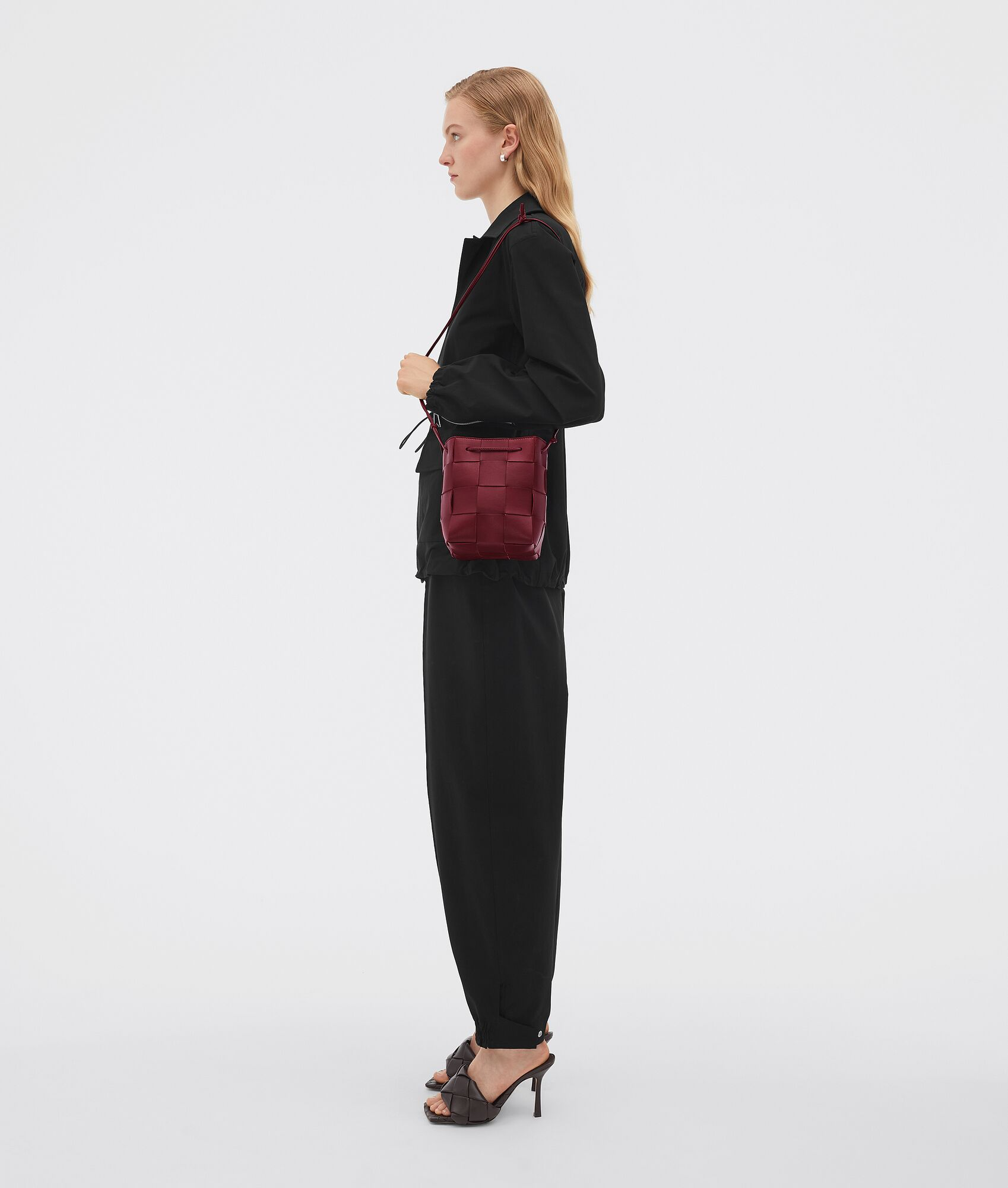 Small Cassette Cross-Body Bucket